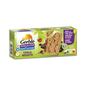 Gerblé cepumi ar lazdu riekstu un šokolādes garšu bezglutēna 150g