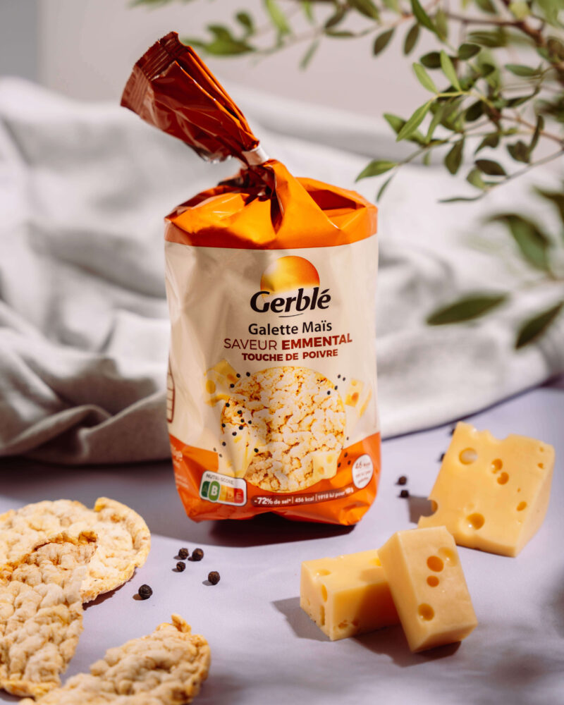 Gerblé kukurūzas galetes ar siera garšu un pipariem 123.5g - Image 2