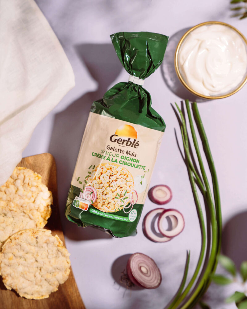 Gerblé kukurūzas galetes ar sīpolu un krējuma garšu 123.5g - Image 3